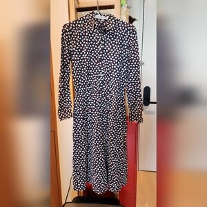 Givenchy 5 floral dress with belt lined sz 36